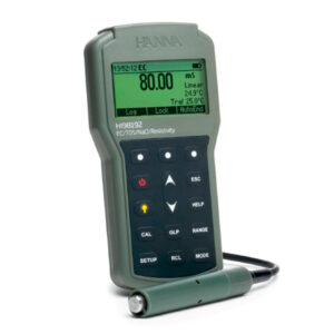 MEDIDOR PORTÁTIL E IMPERMEABLE DE CE, TDS, RESISTIVIDAD Y SALINIDA - HI 98192